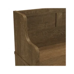 Clearance Woodland 40W Entryway Bench with Doors, Ash Brown (WDL005ABR) Storage Cabinets