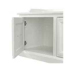 Sale Woodland 40W Entryway Bench with Doors, White Ash (WDL005WAS) Storage Cabinets