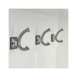 Woodland 40W Hall Tree and Shoe Storage Bench with Shelves, White Ash (WDL002WAS) Storage Cabinets