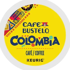 Keurig K-Cups<Cafe Bustelo 100% Colombian Coffee Keurig® K-Cup® Pods, Medium Roast, 24/Box (6107)