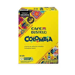 Keurig K-Cups<Cafe Bustelo 100% Colombian Coffee Keurig® K-Cup® Pods, Medium Roast, 24/Box (6107)