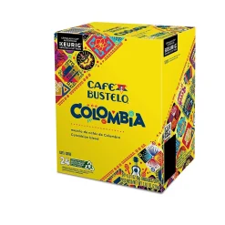 Keurig K-Cups<Cafe Bustelo 100% Colombian Coffee Keurig® K-Cup® Pods, Medium Roast, 24/Box (6107)