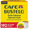 Keurig K-Cups<Cafe Bustelo Espresso Style Coffee Keurig® K-Cup® Pods, Dark Roast, 192/Box (5000346117)