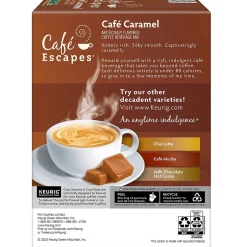 Keurig K-Cups<Cafe Escapes Caramel Coffee Keurig® K-Cup® Pods, Light Roast, 24/Box (GMT6813)