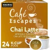 Tea<Cafe Escapes Chai Latte Coffee, Keurig® K-Cup® Pods, Light Roast, 24/Box (6805)