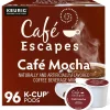 Keurig K-Cups<Cafe Escapes Mocha Coffee Keurig® K-Cup® Pods, 96/Carton (68037)