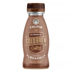 Coffee<CALIFIA FARMS Cold Brew Coffee Xx Espresso With Almond Milk, 10.5 oz, 8/Pack (902-00447)