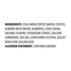 Coffee<CALIFIA FARMS Cold Brew Coffee Xx Espresso With Almond Milk, 10.5 oz, 8/Pack (902-00447)