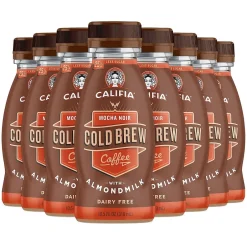 Coffee<CALIFIA FARMS Cold Brew with Almond Milk Mocha Noir 10.5 oz, 8/Pack (902-00446)
