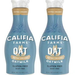 Milk & Creamer<CALIFIA FARMS Oatmilk, Original, 48 Oz, 2PK