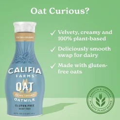 Milk & Creamer<CALIFIA FARMS Oatmilk, Original, 48 Oz, 2PK