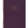 Cambridge Fashion Twinwire Business Notebook, 80 Sheets, 9-1/2" x 7-1/4", Purple (49556) New