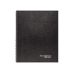 Cambridge Professional 1-Subject Professional Notebook, 8.5" x 11", Wide Ruled, 80 Sheets, Black (06062) Discount