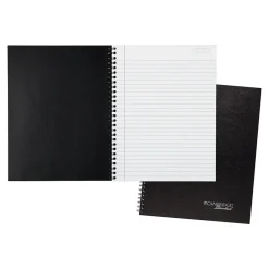 Cambridge Professional 1-Subject Professional Notebook, 8.5" x 11", Wide Ruled, 80 Sheets, Black (06062) Discount