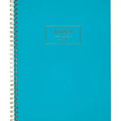 Cambridge 1-Subject Professional Notebooks, 7.25" x 9.5", Wide Ruled, 80 Sheets, Blue (49587) New