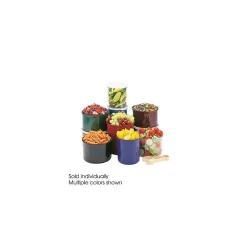 Food Storage Containers<Cambro 1 1/2 Qt. Black Crock with Lid, 4 1/3" H x 7" W x 6 2/3" D, Black (CP15110)
