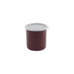 Food Storage Containers<Cambro 1 1/5 Qt. Brown Crock with Lid, 5 1/16" Dia x 4 3/16" H, Brown (CP12195)