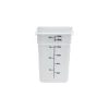 Food Storage Containers<Cambro 22 Qt. CamSquare® Food Storage Container, 11 1/4" L x 12 1/4" W x 15 3/4" H, White (22SFSP148)