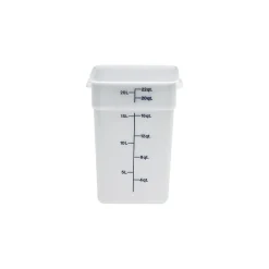 Food Storage Containers<Cambro 22 Qt. CamSquare® Food Storage Container, 11 1/4" L x 12 1/4" W x 15 3/4" H, White (22SFSP148)