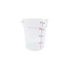 Food Storage Containers<Cambro 4 Qt. Camwear® Food Storage Container, 8 3/16" D X 8 9/16" H, Clear (RFSCW4135)