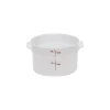 Food Storage Containers<Cambro 2 Qt. Food Storage Container, 8 3/16"  D X 4 3/16" H, White (RFS2148)