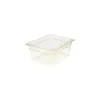 Food Storage Containers<Cambro 1/2 Size 6" Deep H-Pan™ Food Pan, 12 3/4" L x 10 7/16" W, Amber (26HP150)