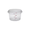Food Storage Containers<Cambro RFSCW12, 12 qt Polycarbonate Food Storage Container - Camwear Round