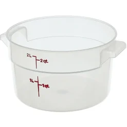 Food Storage Containers<Cambro RFS2PP190, 2 qt Polypropylene Round Food Storage Container