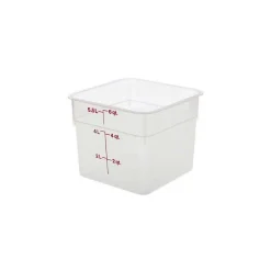 Food Storage Containers<Cambro 6SFSPP190, 6 qt Polypropylene Food Storage Container - CamSquare