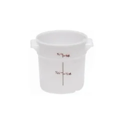 Food Storage Containers<Cambro White Food Storage Container, 1 qt. (75125)