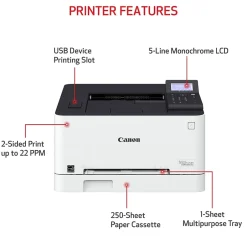 Color Printers<Canon imageCLASS LBP633Cdw Wireless Color Laser Printer (5159C002)