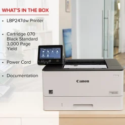 Black & White Printers<Canon imageCLASS LBP247dw Laser Printer (5952C004)