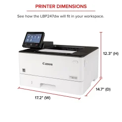 Black & White Printers<Canon imageCLASS LBP247dw Laser Printer (5952C004)