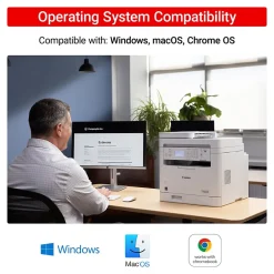 Black & White Printers<Canon imageCLASS MF284dw Wireless Black & White Laser Printer, All-In-One, Print, Scan, Copy (6354C019)