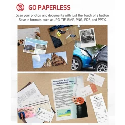 Desktop Scanners<Canon imageFORMULA RS40 USB Duplex Overhead Photo Scanner, White (5209C001)