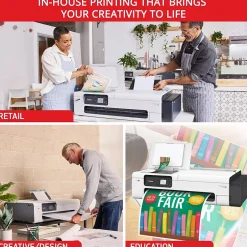 Color Printers<Canon imagePROGRAF TC-20M Wireless Wide Format Color All-In-One Inkjet Printer (5816C002)