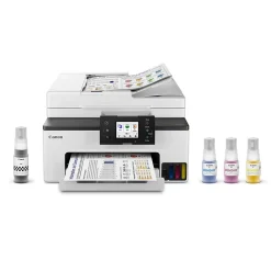 Color Printers<Canon MAXIFY GX2020 Wireless Color Inkjet Printer, All-In-One, Print, Scan, Copy, Fax (GX2020)