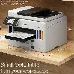 Color Printers<Canon MegaTank MAXIFY GX7021 Wireless Color All-in-One Inkjet Printer (4471C037)