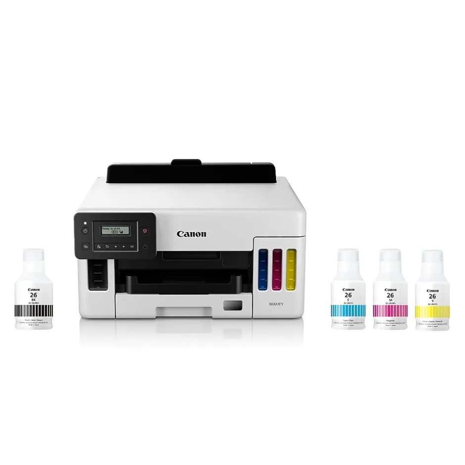 Color Printers<Canon MegaTank MAXIFY GX5020 Inkjet Printer, Single-Function Supertank, Print (5550C002)