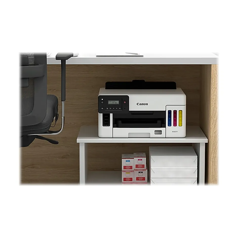 Color Printers<Canon MegaTank MAXIFY GX5020 Inkjet Printer, Single-Function Supertank, Print (5550C002)