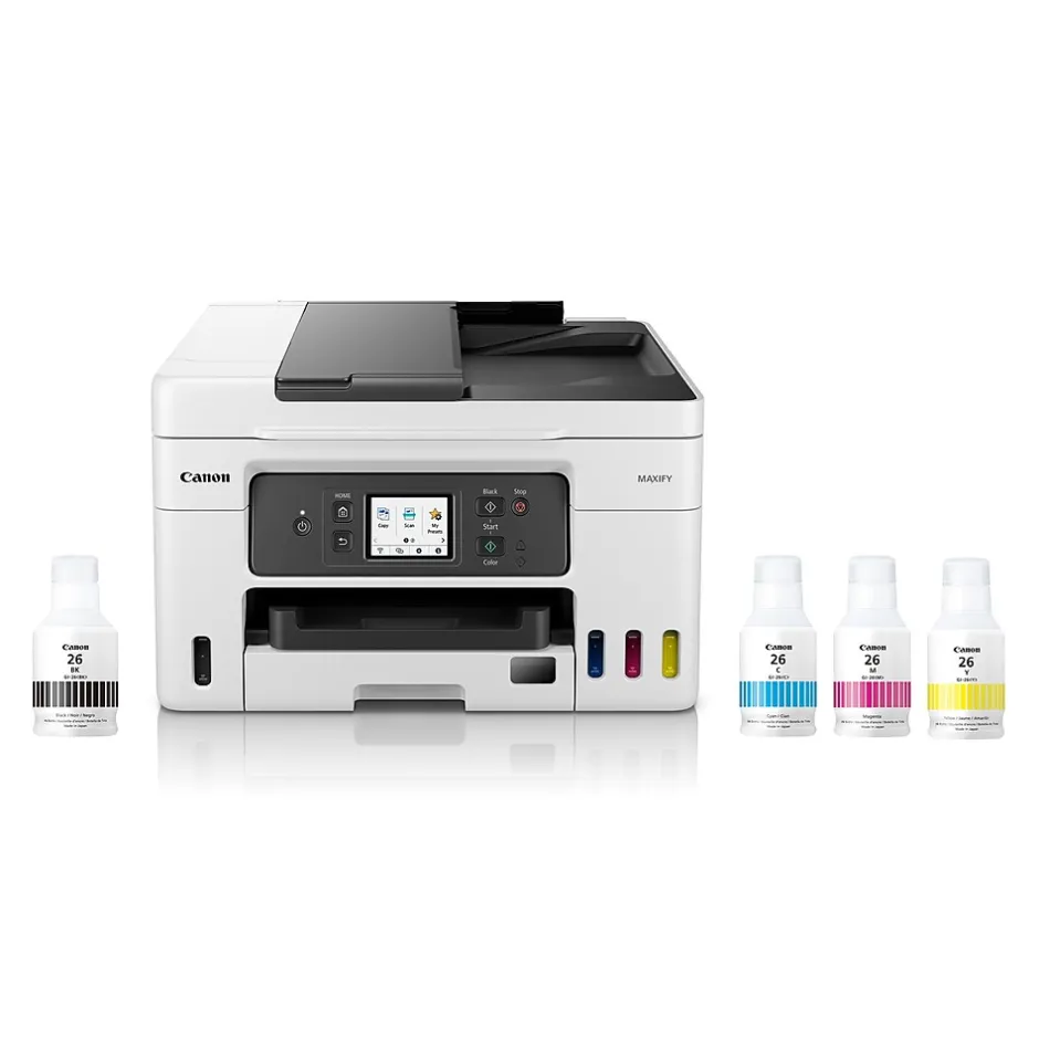 Color Printers<Canon MegaTank MAXIFY GX4020 Wireless Color All-in-One Inkjet Printer (5779C002)