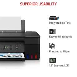 Color Printers<Canon MegaTank PIXMA G2270 Color All-in-One Inkjet Printer (5804C002)