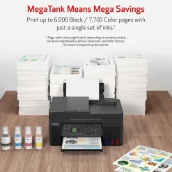 All-In-One Printers<Canon MegaTank PIXMA G4270 Wireless Color All-in-One Inkjet Printer (5807C002)