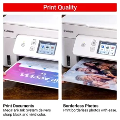 Color Printers<Canon PIXMA G3290 Wireless Color Inkjet Printer, All-In-One Supertank, Print, Scan, Copy (6706C002)