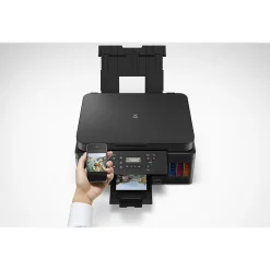 Color Printers<Canon PIXMA MegaTank G6020 Wireless Color Inkjet Printer, All-In-One Supertank, Print, Scan, Copy (3113C002)
