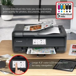 Instant Photo Printers<Canon PIXMA TR8620a Wireless Color Inkjet Printer, All-In-One, Print, Scan, Copy, Fax (TR8620A)