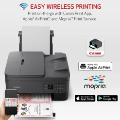 Wireless Printers<Canon PIXMA TR7020a Wireless Color Inkjet Printer, All-In-One, Print, Scan, Copy (TR7020A BLACK)
