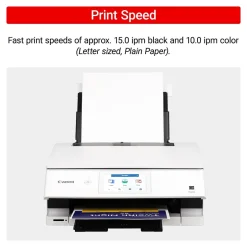 Color Printers<Canon PIXMA TS8820 Wireless Color Inkjet Printer, All-In-One, Print, Scan, Copy (6793C022)