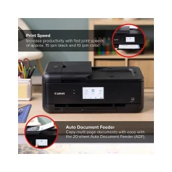 Wireless Printers<Canon PIXMA TS9520a Inkjet Printer, All-in-One, Print, Scan, Copy (2988C032)