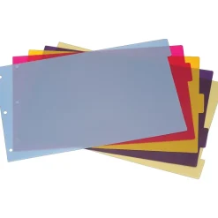 Cardinal Blank Dividers, 5-Tab, Assorted Colors, Set (CRD 84250) Online